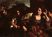  Giovanni Francesco  Guercino Semiramis Receiving Word of the Revolt of Babylon oil painting reproduction